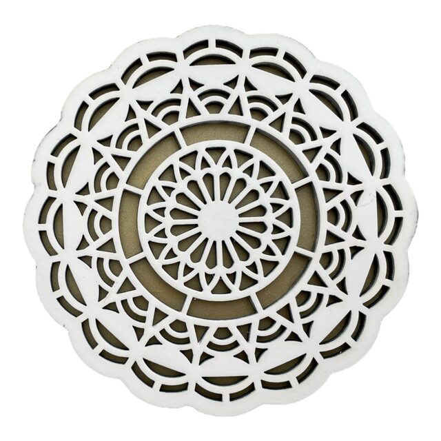 6 sous-verres en bois et leur boîte personnalisable
