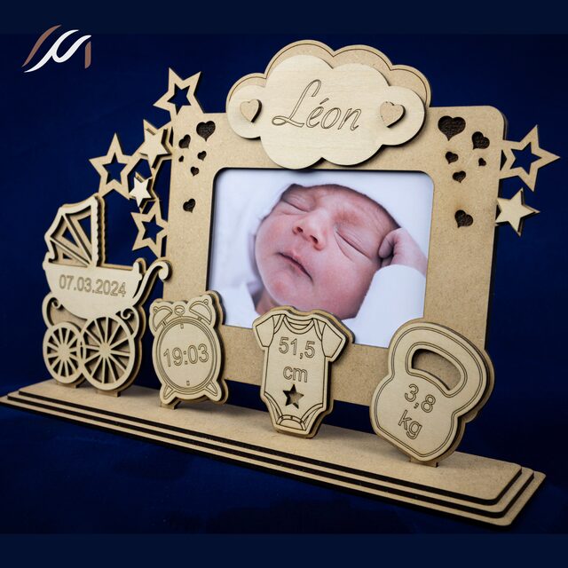 Cadre de Naissance Classique - Personnalisé