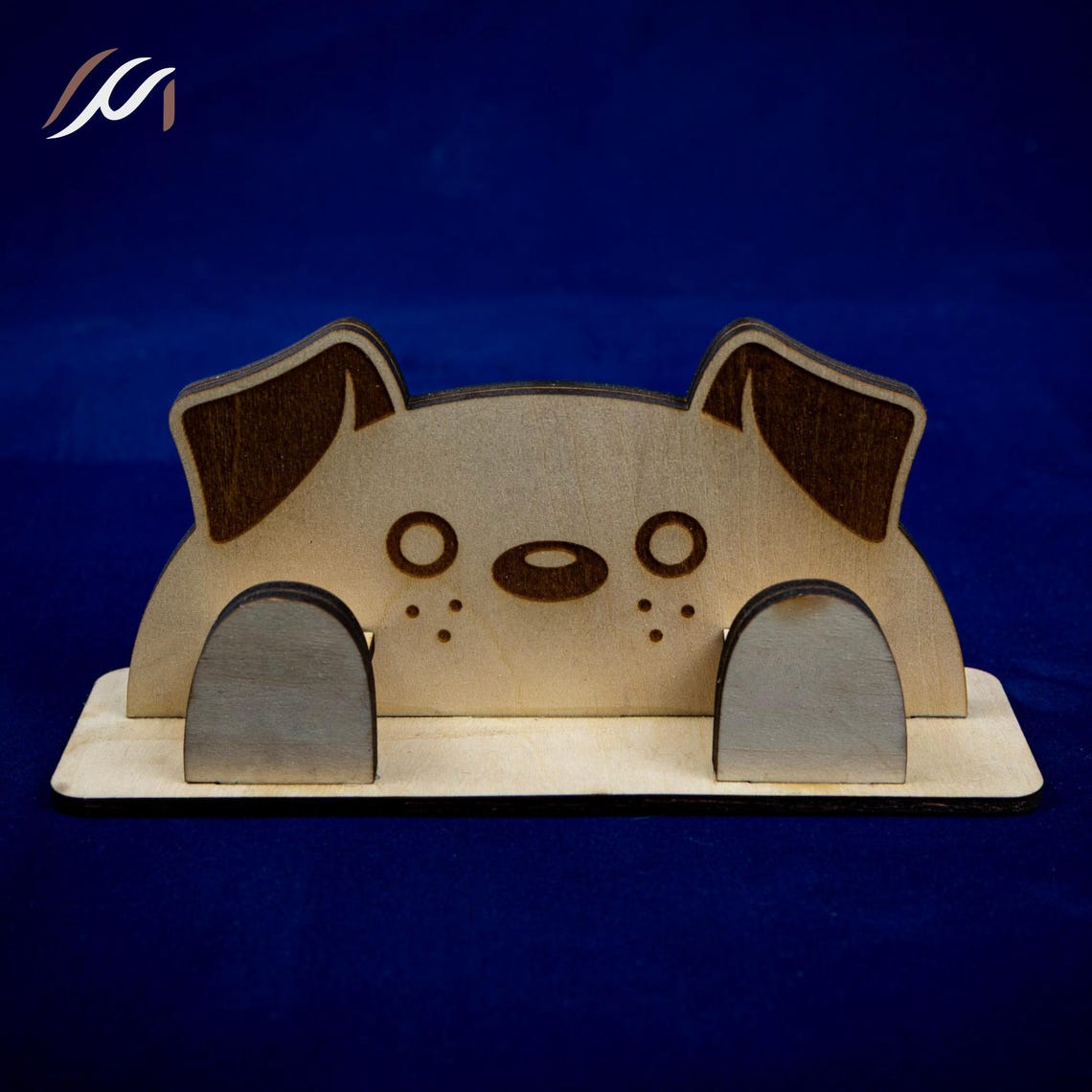 Porte lunettes enfant personnalisé en bois – Support lunettes animal