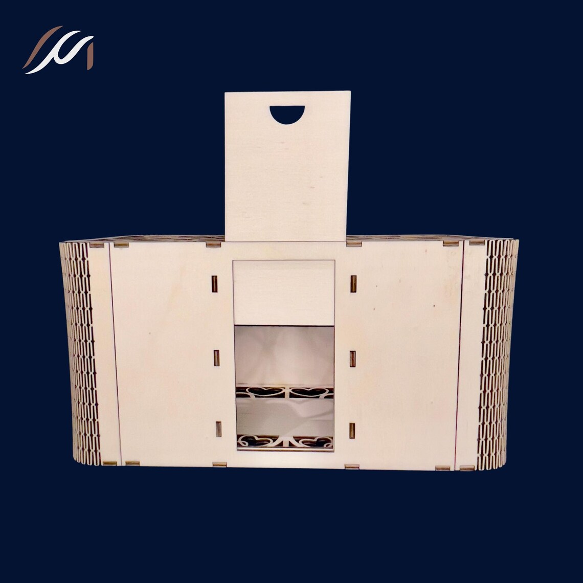 Urne de mariage en bois – Personnalisable
