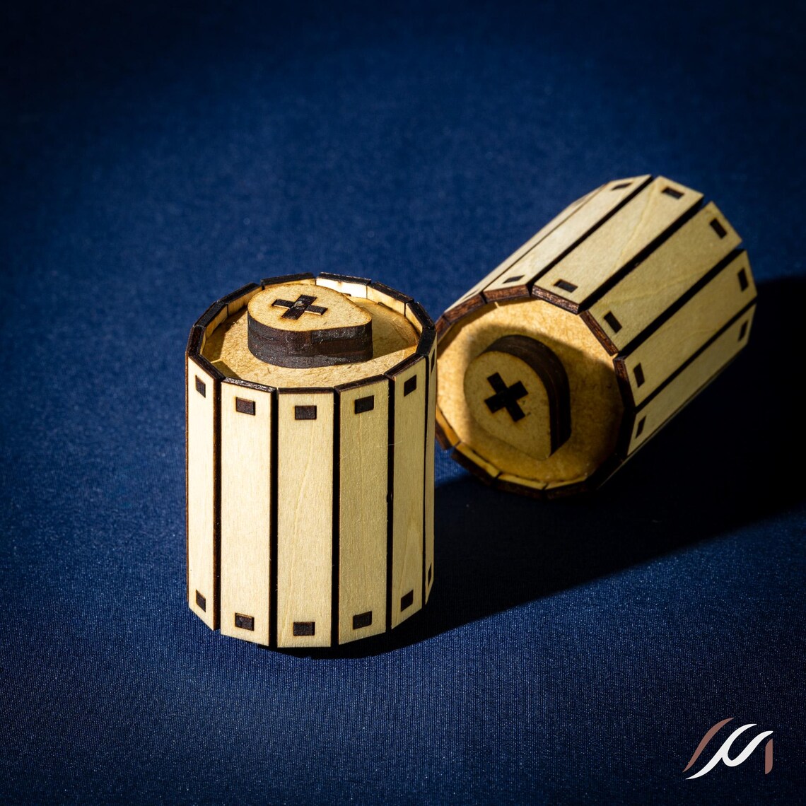 Boîte à montres personnalisée en bois