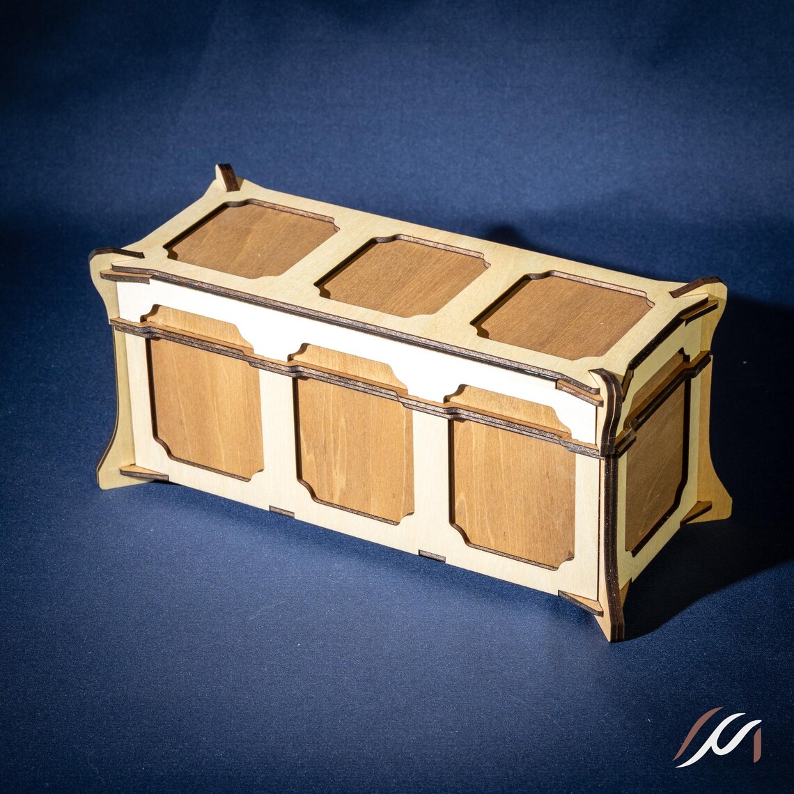 Boîte à montres personnalisée en bois